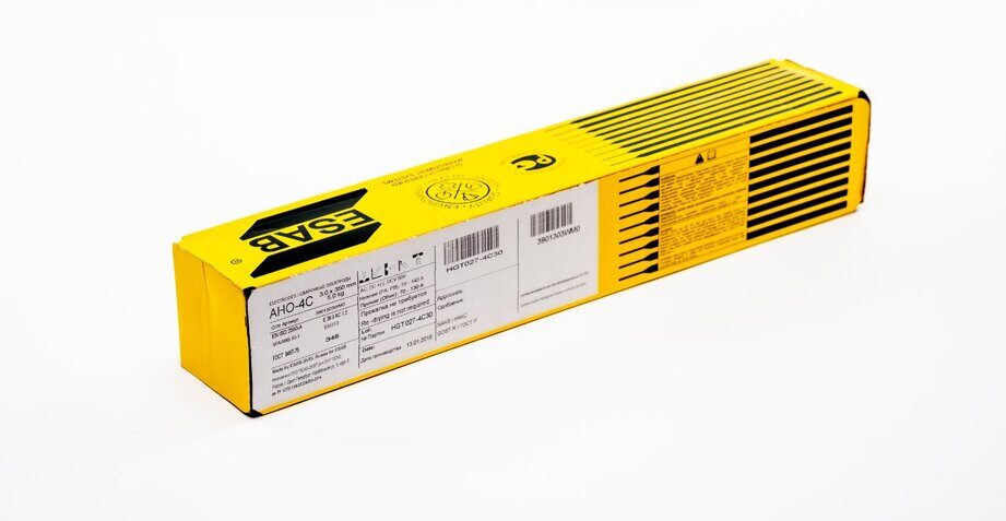 Электроды ESAB  АНО-4С 5.0x450 мм  пачка 6,5 кг